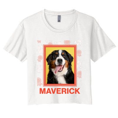 Custom Dog Pet Personalize Picture Photo Name Crop Top