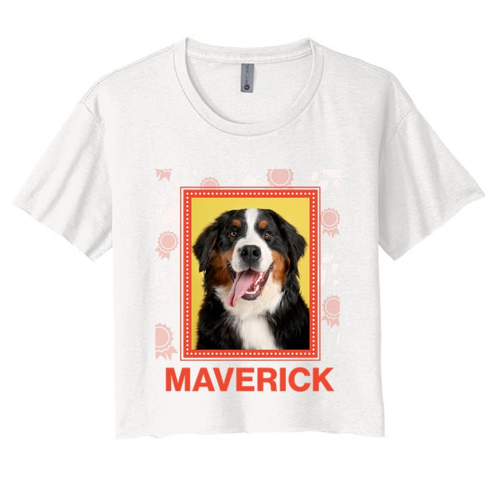 Custom Dog Pet Personalize Picture Photo Name Crop Top