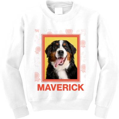 Custom Dog Pet Personalize Picture Photo Name Kids Sweatshirt