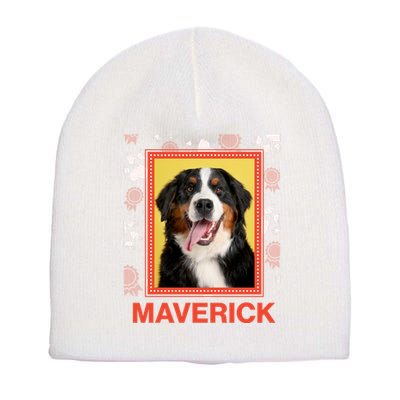 Custom Dog Pet Personalize Picture Photo Name Short Acrylic Beanie