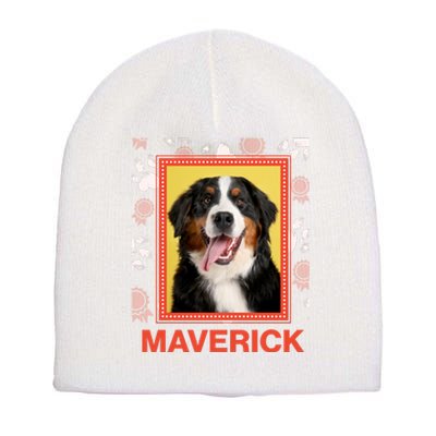 Custom Dog Pet Personalize Picture Photo Name Short Acrylic Beanie