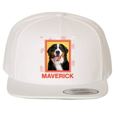 Custom Dog Pet Personalize Picture Photo Name Wool Snapback Cap