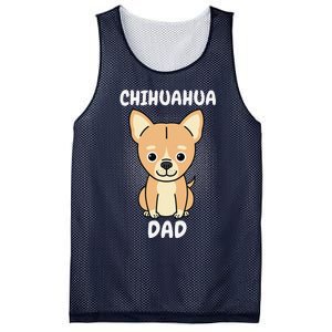 Chihuahua Dad Papa Daddy Pa Father Father’s Day Dog Lover Mesh Reversible Basketball Jersey Tank