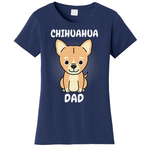 Chihuahua Dad Papa Daddy Pa Father Father’s Day Dog Lover Women's T-Shirt