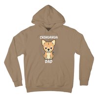 Chihuahua Dad Papa Daddy Pa Father Father’s Day Dog Lover Hoodie