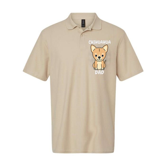 Chihuahua Dad Papa Daddy Pa Father Father’s Day Dog Lover Softstyle Adult Sport Polo