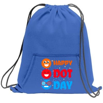 Cute Dot Pattern Art Smile September National Happy Dot Day Cute Gift Sweatshirt Cinch Pack Bag