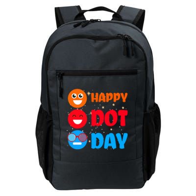 Cute Dot Pattern Art Smile September National Happy Dot Day Cute Gift Daily Commute Backpack