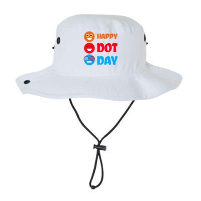 Cute Dot Pattern Art Smile September National Happy Dot Day Cute Gift Legacy Cool Fit Booney Bucket Hat