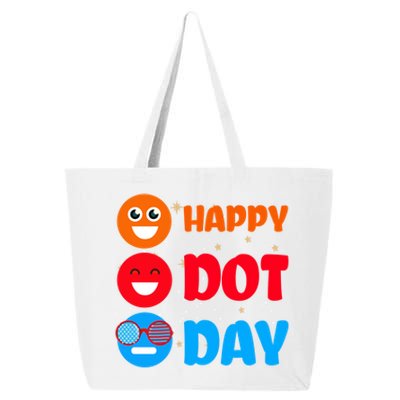 Cute Dot Pattern Art Smile September National Happy Dot Day Cute Gift 25L Jumbo Tote