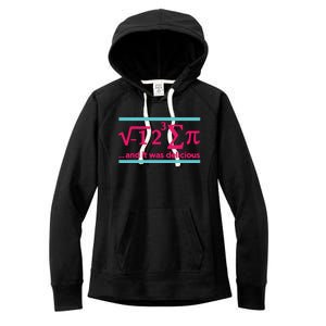 Cool Delicious Pi Day Women's Fleece Hoodie