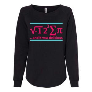 Cool Delicious Pi Day Womens California Wash Sweatshirt