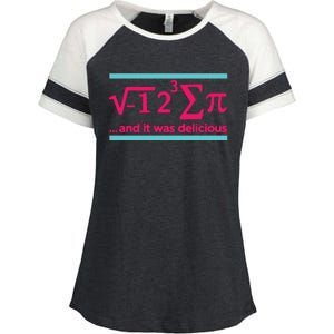 Cool Delicious Pi Day Enza Ladies Jersey Colorblock Tee