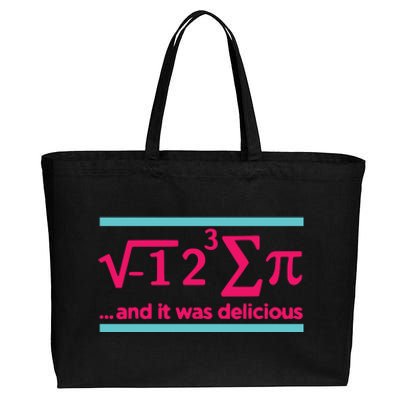 Cool Delicious Pi Day Cotton Canvas Jumbo Tote