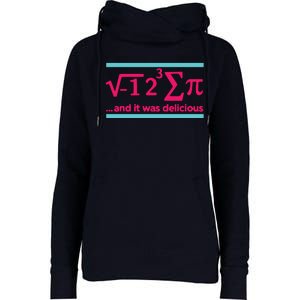 Cool Delicious Pi Day Womens Funnel Neck Pullover Hood