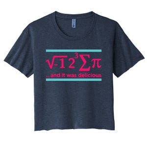 Cool Delicious Pi Day Women's Crop Top Tee