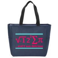 Cool Delicious Pi Day Zip Tote Bag