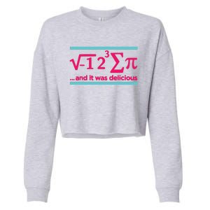 Cool Delicious Pi Day Cropped Pullover Crew