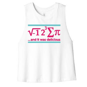 Cool Delicious Pi Day Women's Racerback Cropped Tank