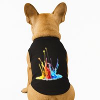 Cool Design Paint Splatter Graphic Doggie Tank