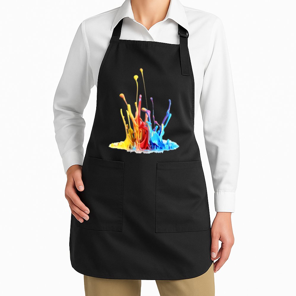 Cool Design Paint Splatter Graphic Apron