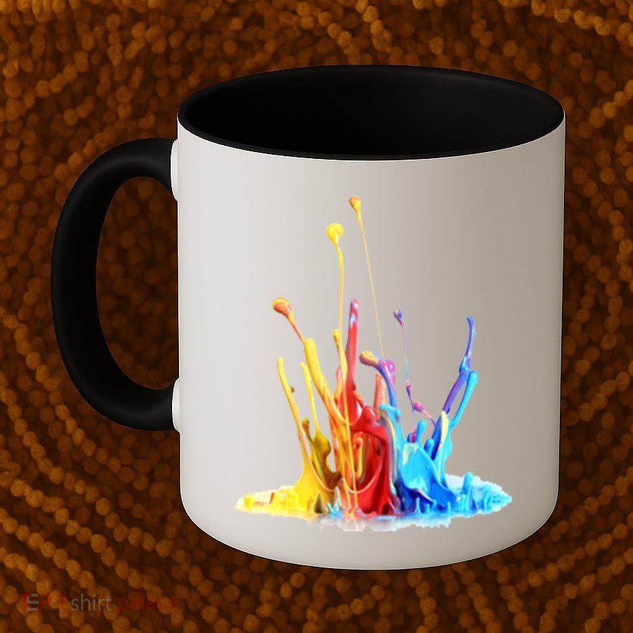 Cool Design Paint Splatter Graphic Mug