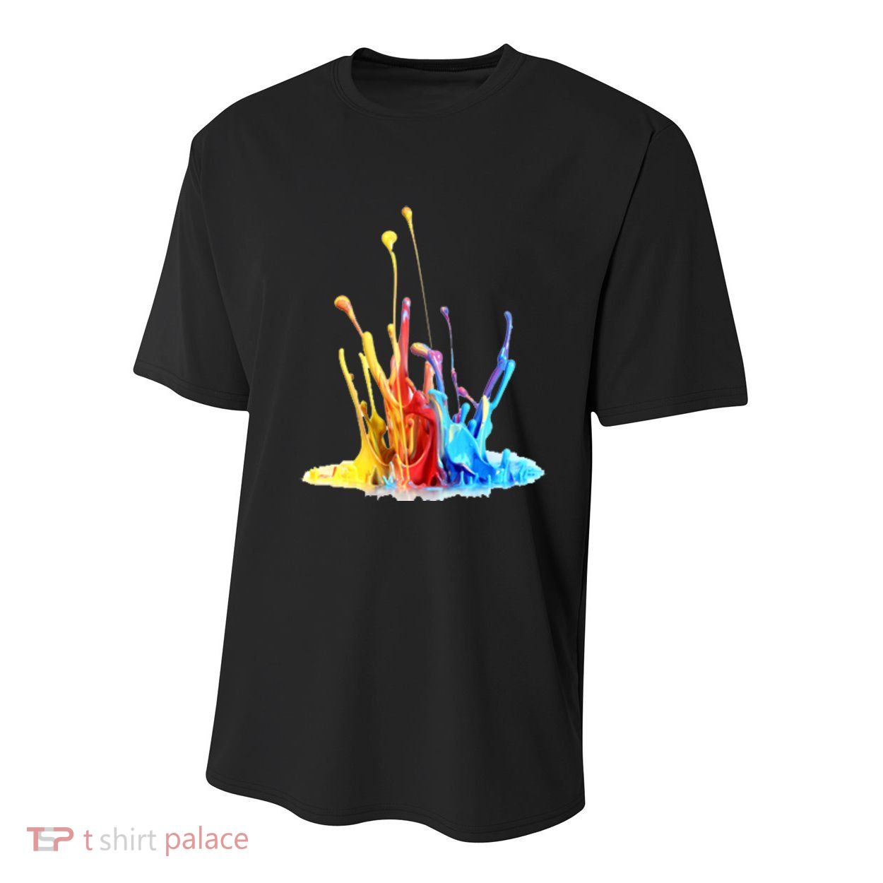 Cool Design Paint Splatter Graphic Youth Performance Sprint T-Shirt