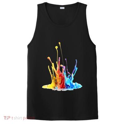 Cool Design Paint Splatter Graphic PosiCharge Competitor Tank