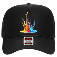 Cool Design Paint Splatter Graphic Hat