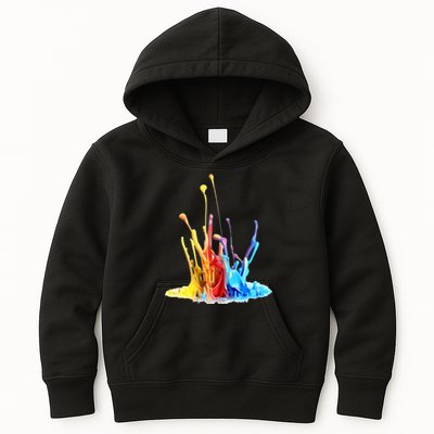 Cool Design Paint Splatter Graphic Kids Hoodie