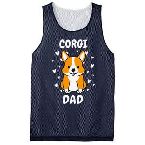 Corgi Dad Papa Daddy Pa Father For Father’s Day Pembroke Mesh Reversible Basketball Jersey Tank