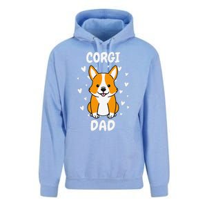 Corgi Dad Papa Daddy Pa Father For Father’s Day Pembroke Unisex Surf Hoodie