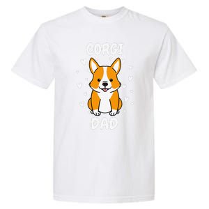 Corgi Dad Papa Daddy Pa Father For Father’s Day Pembroke Garment-Dyed Heavyweight T-Shirt