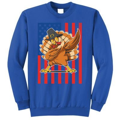 Cool Dabbing Pilgrim Turkey American Thanksgiving Gift Sweatshirt