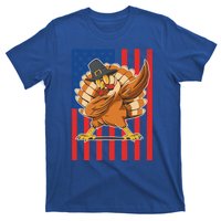 Cool Dabbing Pilgrim Turkey American Thanksgiving Gift T-Shirt