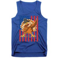 Cool Dabbing Pilgrim Turkey American Thanksgiving Gift Tank Top