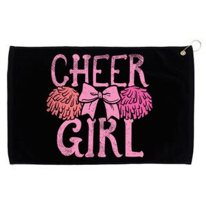 Cheer Dance Pom Pom Cheerleader Cheerleading Gift Grommeted Golf Towel