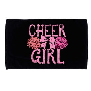 Cheer Dance Pom Pom Cheerleader Cheerleading Gift Microfiber Hand Towel