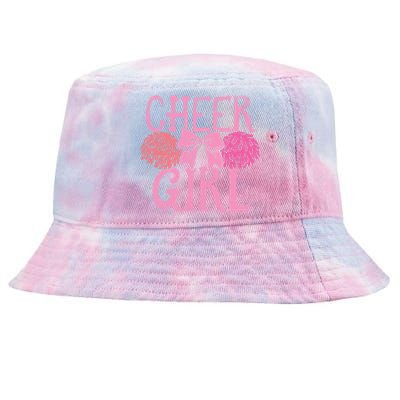 Cheer Dance Pom Pom Cheerleader Cheerleading Gift Tie-Dyed Bucket Hat