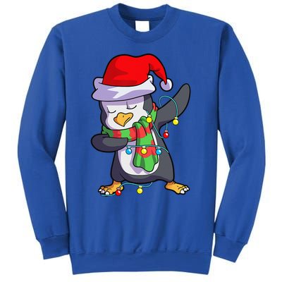 Christmas Dabbing Penguin Matching Family Sweatshirt