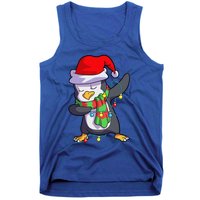 Christmas Dabbing Penguin Matching Family Tank Top