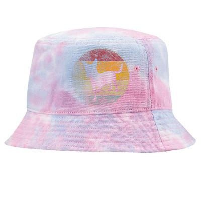 Chiweenie Dog Puppy Pet Gift Retro Style Vintage 80s Tie-Dyed Bucket Hat