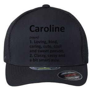 CAROLINE Definition Personalized Funny Birthday Gift Idea Flexfit Unipanel Trucker Cap