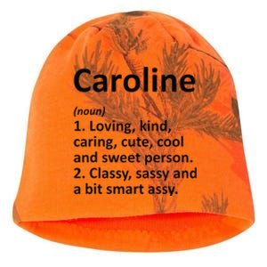 CAROLINE Definition Personalized Funny Birthday Gift Idea Kati - Camo Knit Beanie