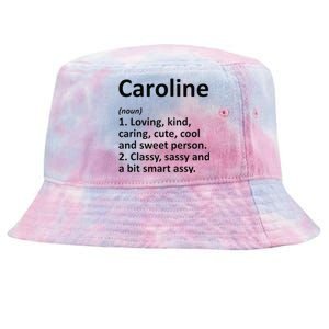 CAROLINE Definition Personalized Funny Birthday Gift Idea Tie-Dyed Bucket Hat