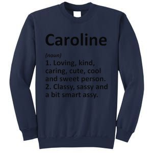 CAROLINE Definition Personalized Funny Birthday Gift Idea Sweatshirt