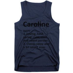 CAROLINE Definition Personalized Funny Birthday Gift Idea Tank Top