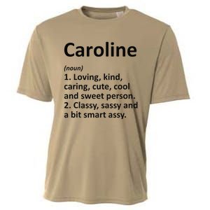 CAROLINE Definition Personalized Funny Birthday Gift Idea Cooling Performance Crew T-Shirt