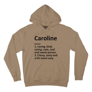 CAROLINE Definition Personalized Funny Birthday Gift Idea Hoodie