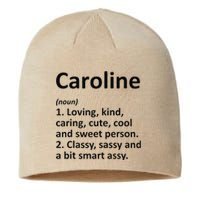 CAROLINE Definition Personalized Funny Birthday Gift Idea Sustainable Beanie